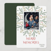 Kerstmis Persoonlijke Kerstkaart Kaart (Voorkant / Achterkant)