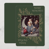 Kerstmis Persoonlijke Kerstkaart Kaart (Voorkant / Achterkant)