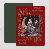 Kerstmis Persoonlijke Kerstkaart Kaart (Voorkant / Achterkant)