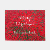 Kerstmis Persoonlijke Naam Deurmat Voetmat (Voorkant)