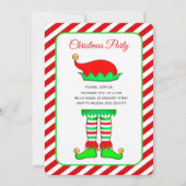 Kerstmis: Pet op rood en wit kerstfeest Kaart (Voorkant)