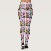Kerstmis-Petten Leggings (Achterkant)