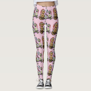 Kerstmis-Petten Leggings