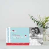 Kerstmis Photocards Feestdagenkaart (Staand voorkant)