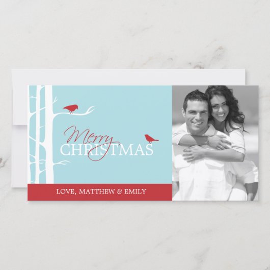 Kerstmis Photocards Feestdagenkaart (Voorkant)