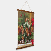 Kerstmis piano hangend wandkleed (Gebogen)