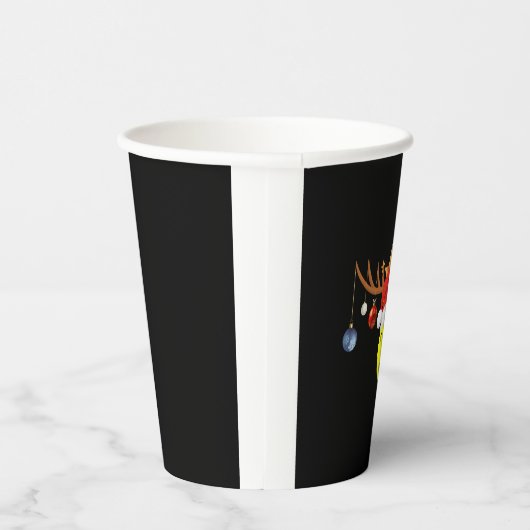 Kerstmis Pickleball 0 Papieren Bekers (Rechts)