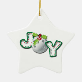 Kerstmis, PIckleball Joy Keramisch Ornament