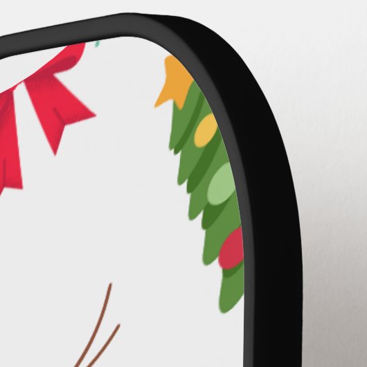 Kerstmis Pickleball Paddle (Links Detail)