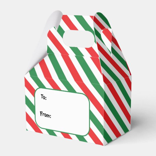 Kerstmis pickleball Santa Bedankdoosjes (Achterkant)