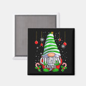 Kerstmis Pijama Koningin Gnome Matchende Familie G Magneet (Voorkant / Achterkant)