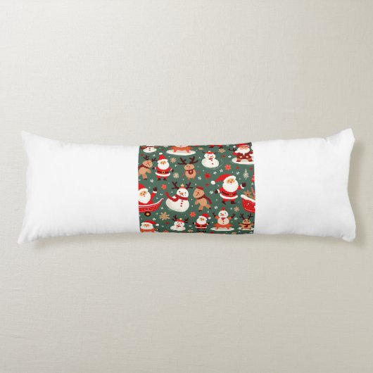 Kerstmis Pillow Lichaamskussen (Voorkant)