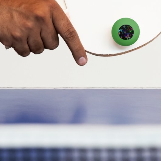 Kerstmis Pingpongbal (Peddel)