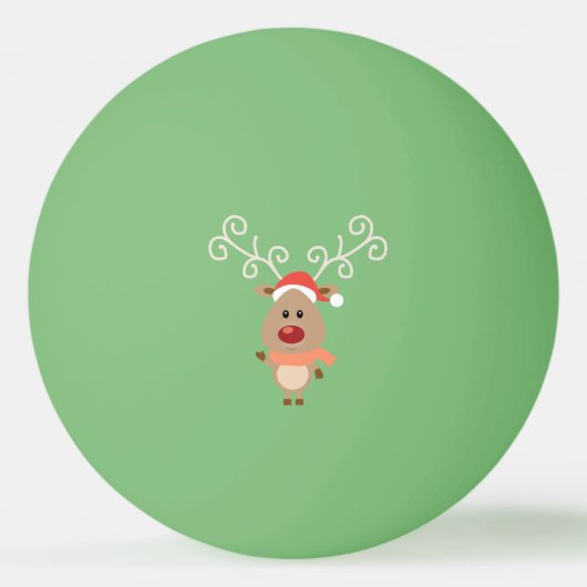 Kerstmis Pingpongbal (Voorkant)