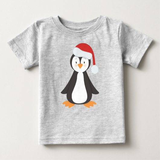 Kerstmis Pinguïn, Baby Pinguïn, Santa Hoed (Voorkant)
