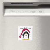Kerstmis Pinguïn - magneet (Insitu (Vaatwasser))