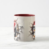 Kerstmis Pinguïn Mok (Midden)