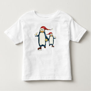 Kerstmis-pinguïns Kinder Shirts