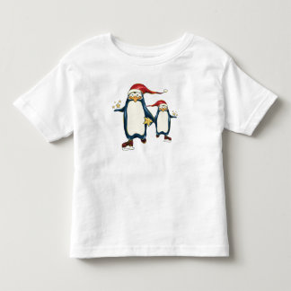 Kerstmis-pinguïns Kinder Shirts