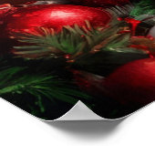 Kerstmis Pinup Santa Claus Lady Poster (Hoek)