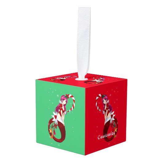 Kerstmis Pixie Zeemeermin Thunder_Cove Decoratie (Voorkant hoekig)