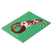Kerstmis Pixie Zeemeermin Thunder_Cove Notitieboek (Linkerzijde)