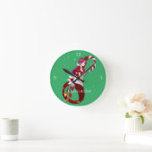 Kerstmis Pixie Zeemeermin Thunder_Cove Ronde Klok (Huis)