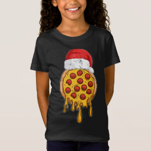 KERSTMIS Pizza Grappige Cadeaus Kerstmis Sinterkla T-shirt