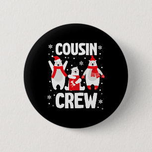 Kerstmis Pjs voor neefjes en nichtjes - Familie va Ronde Button 5,7 Cm