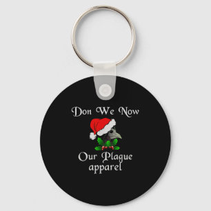 Kerstmis Plaag Dokter Masker Trekken We Nu Onze Pl Sleutelhanger