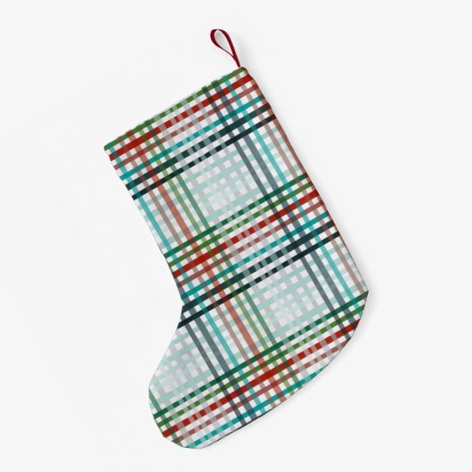 Kerstmis plaid. Aangepast met de naam. Kleine Kerstsok (Achterkant (Hangend))