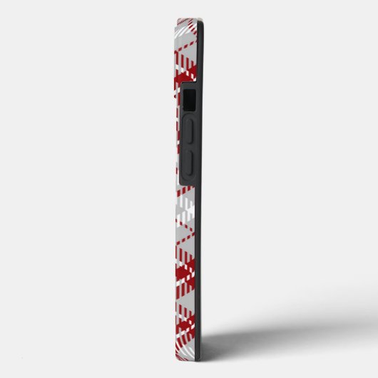 Kerstmis Plaid Case-Mate iPhone Case (Achterkant / Links)