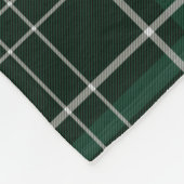 Kerstmis Plaid Groen Rood Wit Patroon Fleece Deken (Hoek)