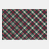 Kerstmis Plaid Inpakpapier Preppy Vel (Voorkant 2)