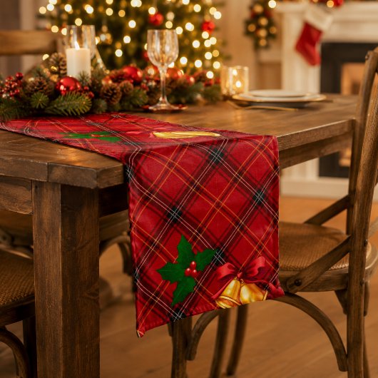 Kerstmis Plaid Korte Tafelloper