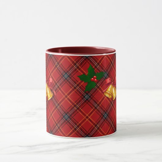 Kerstmis Plaid Mok (Midden)