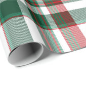 Kerstmis Plaid Rood en Groen Cadeaupapier (Rol Hoek)