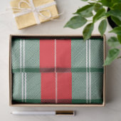 Kerstmis Plaid Serie Design 6 Tissuepapier (Geschenk)