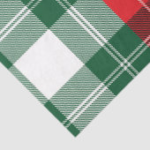 Kerstmis Plaid Serie Design 6 Tissuepapier (Detail)