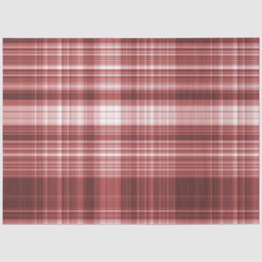 Kerstmis Plaid Serie Ontwerp 11 Tissuepapier (Voorkant)