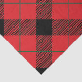 Kerstmis Plaid Serie Ontwerp 1 Tissuepapier (Detail)