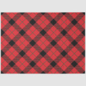 Kerstmis Plaid Serie Ontwerp 1 Tissuepapier (Voorkant)