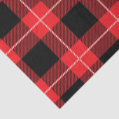 Kerstmis Plaid Serie Ontwerp 21 Tissuepapier (Detail)