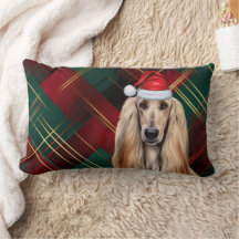 Kerstmis Plaid Voor Hondenliefhebbers Met Afghaans