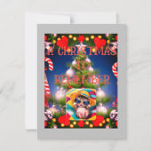 Kerstmis Plat Kerstkaart, Afmeting: 4.25" x 5.5", Feestdagenkaart (Voorkant)