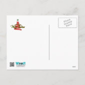 Kerstmis - Poedel - Lilly Feestdagenkaart (Achterkant)