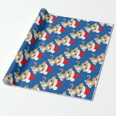 Kerstmis poes cadeaupapier (Uitgerold)