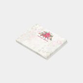 Kerstmis Poinsettia Bouquet over  collage Post-it® Notes (Schuin)