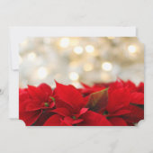 Kerstmis, Poinsettia, CorporateKerstparty Kaart (Achterkant)