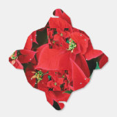 Kerstmis Poinsettia Favor Box Chinese Voedselstijl Bedankdoosjes (Uitgevouwen)